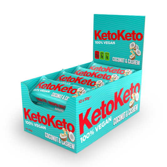 KetoKeto Bar 12x50g Coconut Cashew