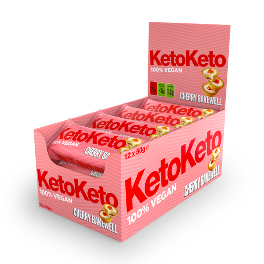 KetoKeto Bar 12x50g Cherry Bakewell