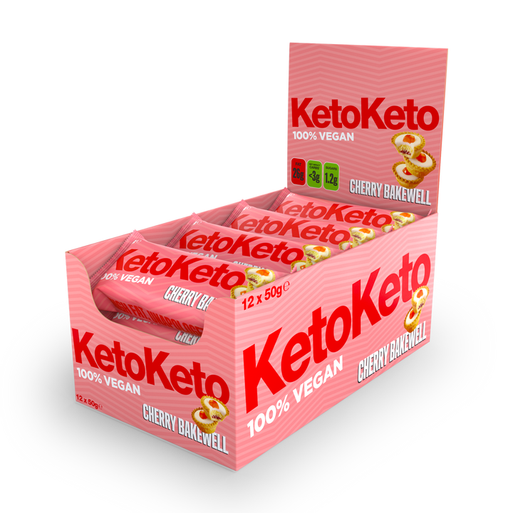 KetoKeto Bar 12x50g Cherry Bakewell