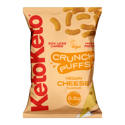 KetoKeto Crunch Puffs 10x80g Vegan Cheese