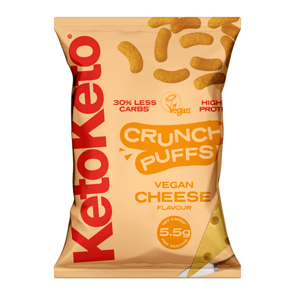 KetoKeto Crunch Puffs 10x80g Vegan Cheese