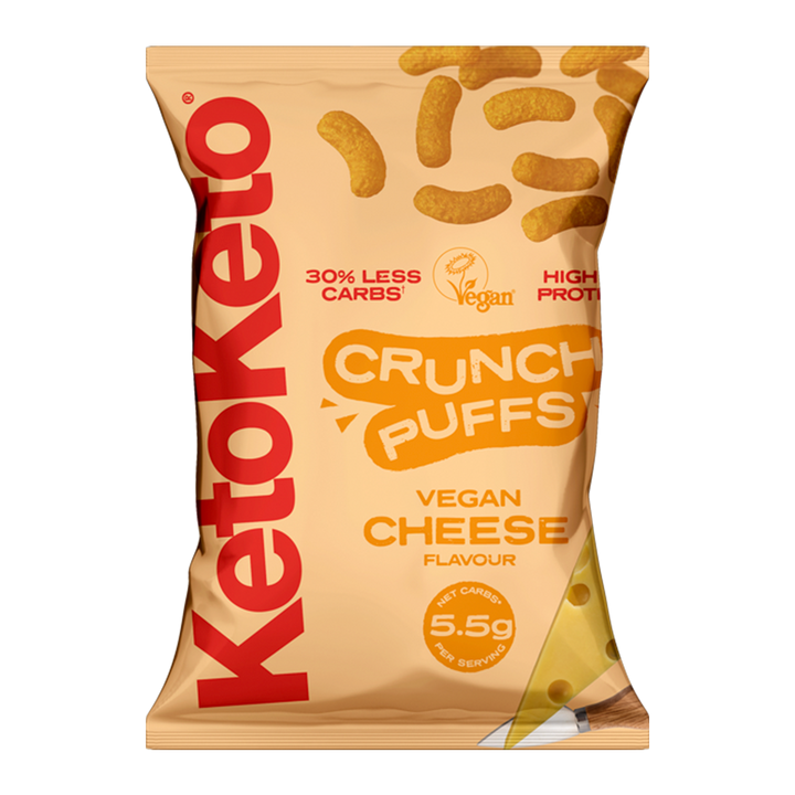 KetoKeto Crunch Puffs 10x80g Vegan Cheese