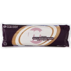 Org Millet Brown Rice Noodles 250g, King Soba