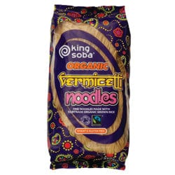 Org Vermicelli Noodles 250g, King Soba