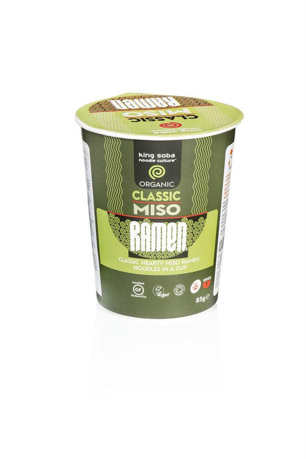 Organic Classic Miso Ramen 85g, King Soba