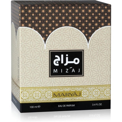 MIZAJ by Maryaj Unisex Eau De Parfum 100ml - Sophisticated Fragrance Floral Fruity Blend with Rose Jasmine Sandalwood Musk Notes