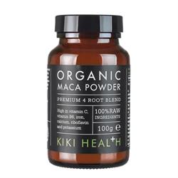 Organic Premium 4 Root Maca Powder 100g, Kiki