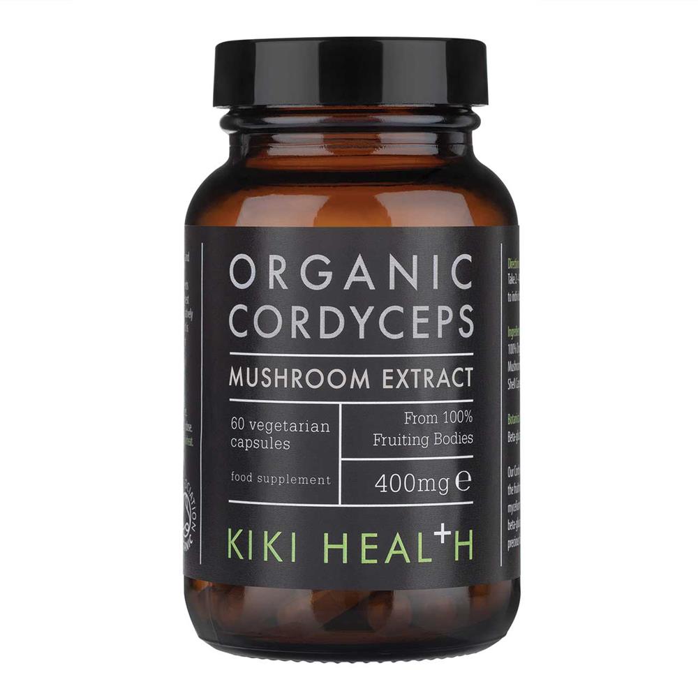 Organic Cordyceps Extract Mushroom 60 Vegicaps, KIKI Health