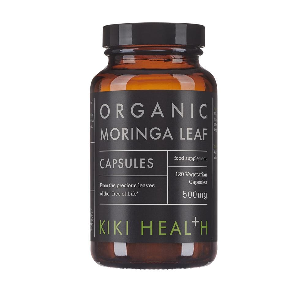 Organic Moringa Leaf 120 Vegicaps, KIKI Health