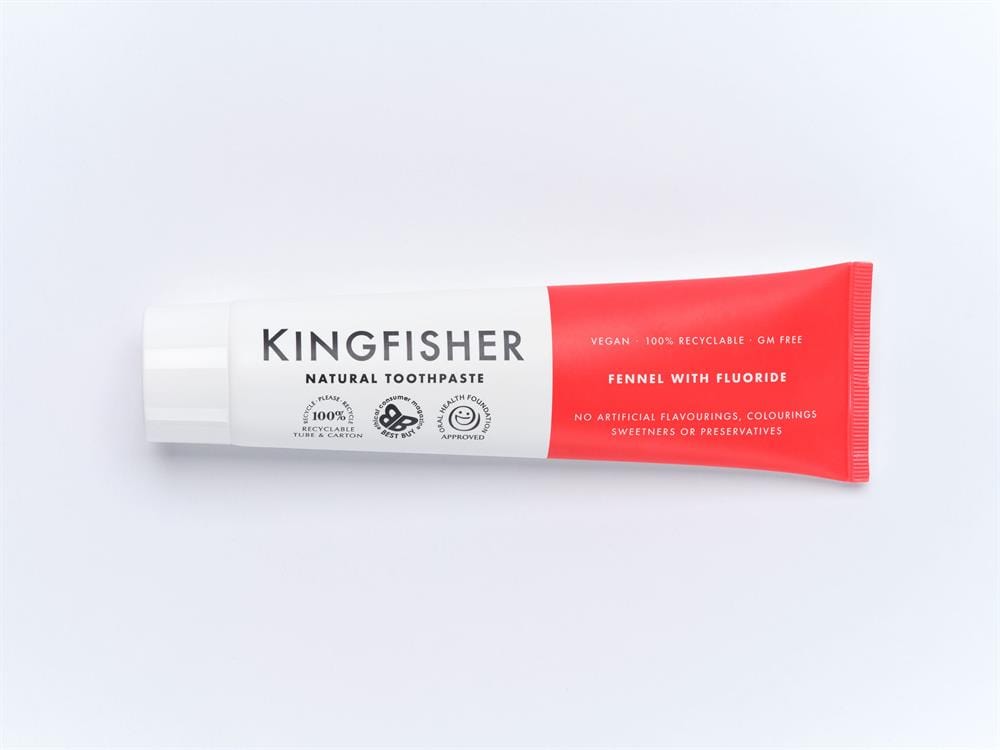 Fennel with Fluoride Toothpaste 100ml, Kingfisher