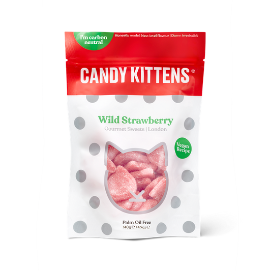 Candy Kittens 10x140g Wild Strawberry