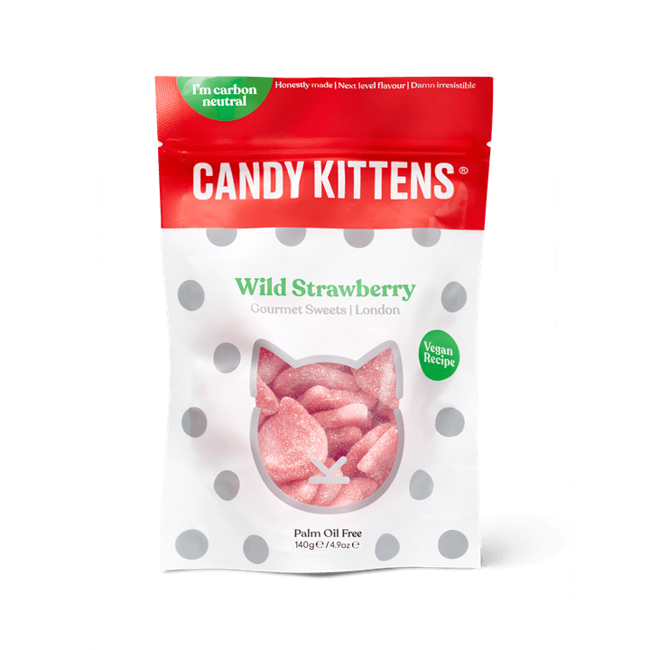 Candy Kittens 10x140g Wild Strawberry