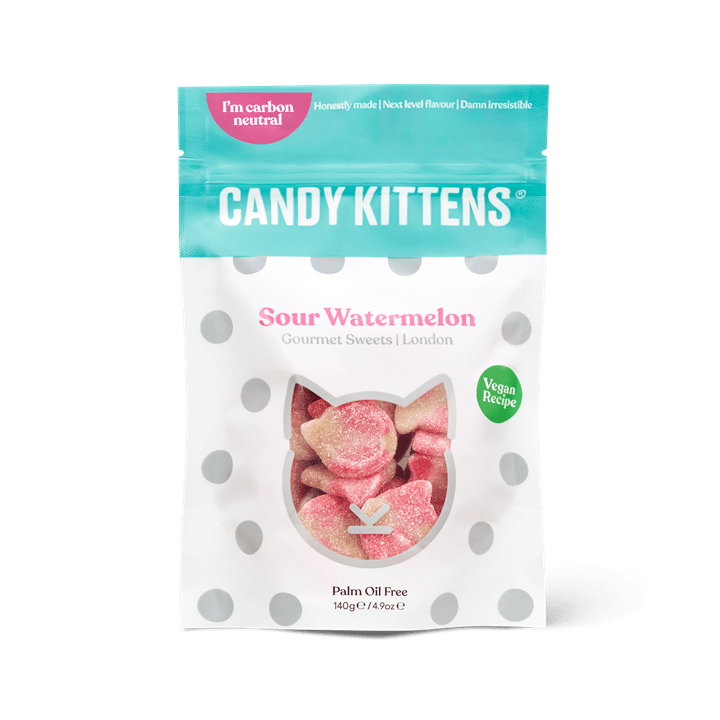 Candy Kittens 10x140g Sour Watermelon