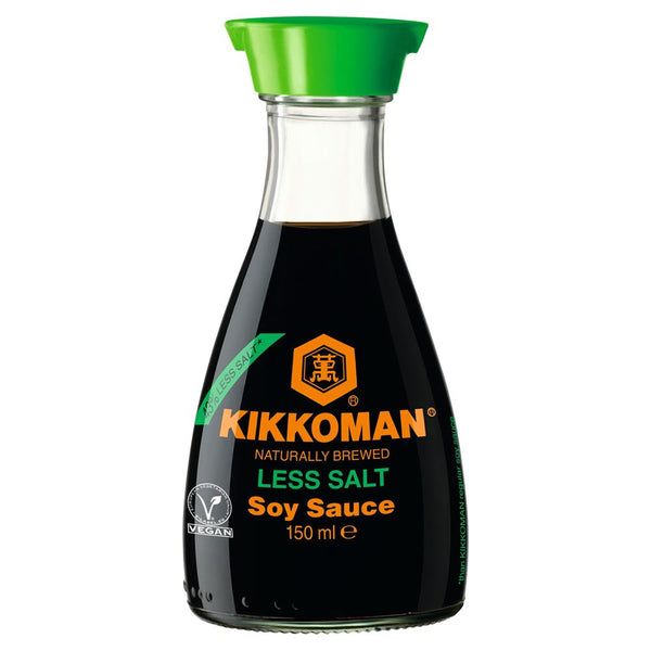 Kikkoman Less Salt Soy Sauce 150ml, Kikkoman