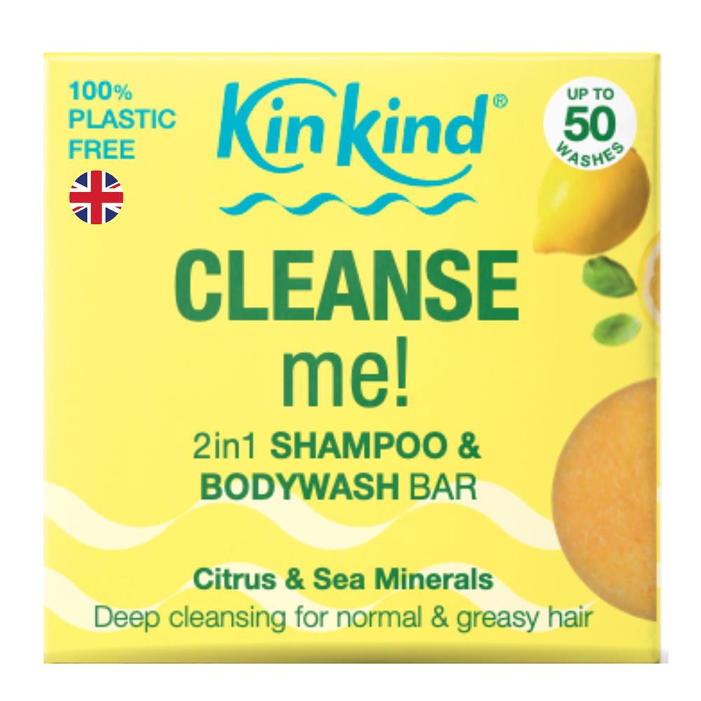 KinKind CLEANSE me! 2 in 1 Shampoo & BodyWash Bar 50g, KinKind