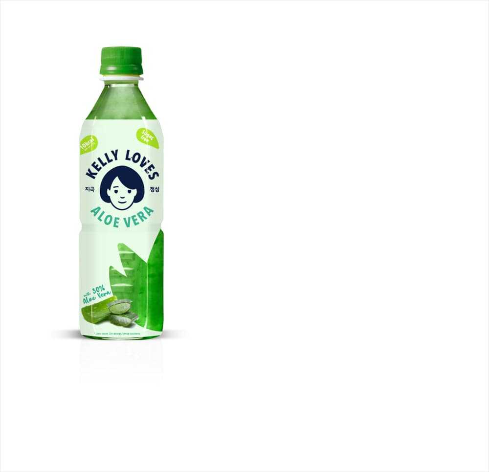 Kelly adora il bere a aloe vera senza zucchero 500 ml