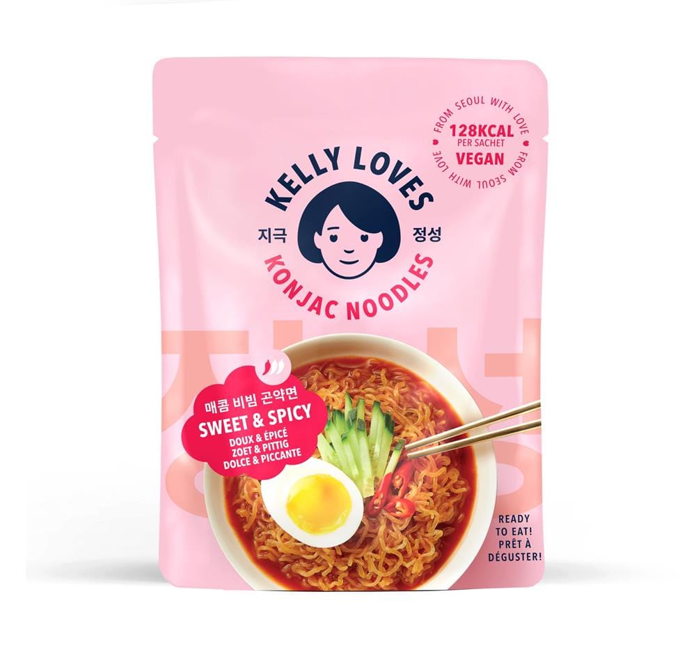 Konjac Noodles Sweet & Spicy 225g, Kelly Loves