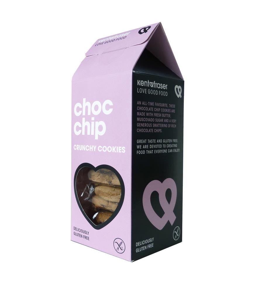 Gluten-Free Choc Chip Cookie with Cocoa-rich Choc Chips 125g, Kent and Fraser