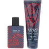 Replay Signature Red Dragon For Man Gift Set Eau De Toilette 50ml Aftershave 100ml