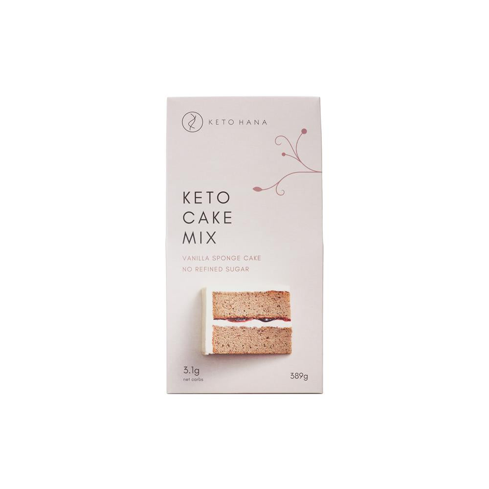 Keto Hana Vanilla Sponge Mix 323g, Keto Hana