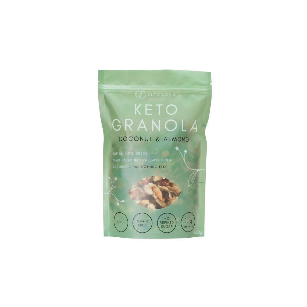 Coconut & Almond (Original Butter) Keto Granola 300g, Keto Hana