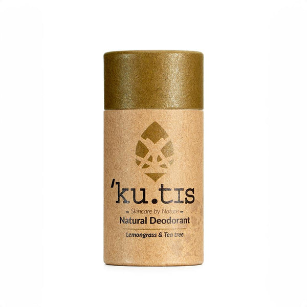 Plastic Free Natural Lemongrass & Teatree Deodorant 55g, Kutis Skincare