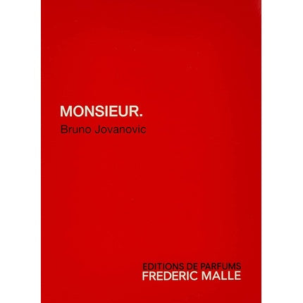 Frederic Malle Monsieur for Men 3.4oz 100ml NIB 2015 Year by Bruno Jovanovic