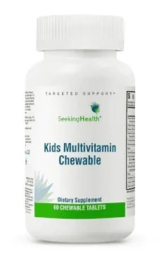 Kid's Optimal Multivitamin - 60 Vegetarian Chewable Capsules - Seeking Health