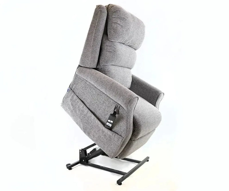 Kingsley Dual Motor Riser Recliner Chair – Adjustable Waterfall Back, Power Lift & Mobility Support