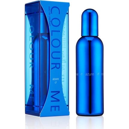 COLOUR ME Azure Perfume for Men 100ml Eau de Parfum Luxury Fragrance Mens Aftershave Long Lasting by Milton-Lloyd