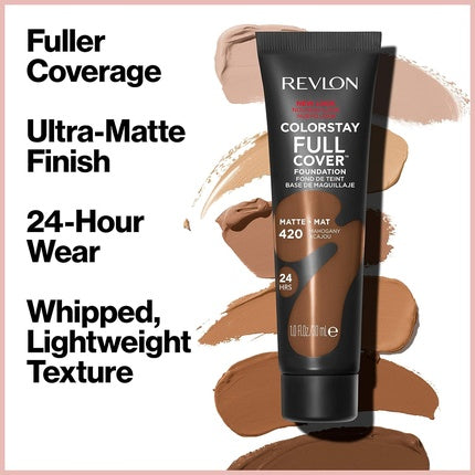 Revlon ColorStay Liquid Foundation for Normal and Dry Skin Longwear Full Coverage with Matte Finish Oil Free 310 Warm Golden 1.0 Oz