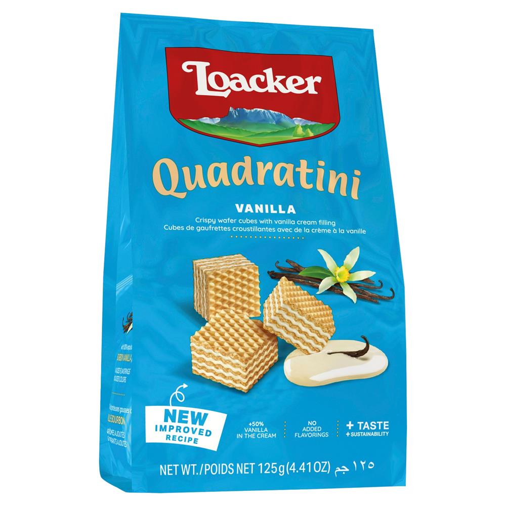 Loacker Vanilla Quadratini 12x125g, Loacker