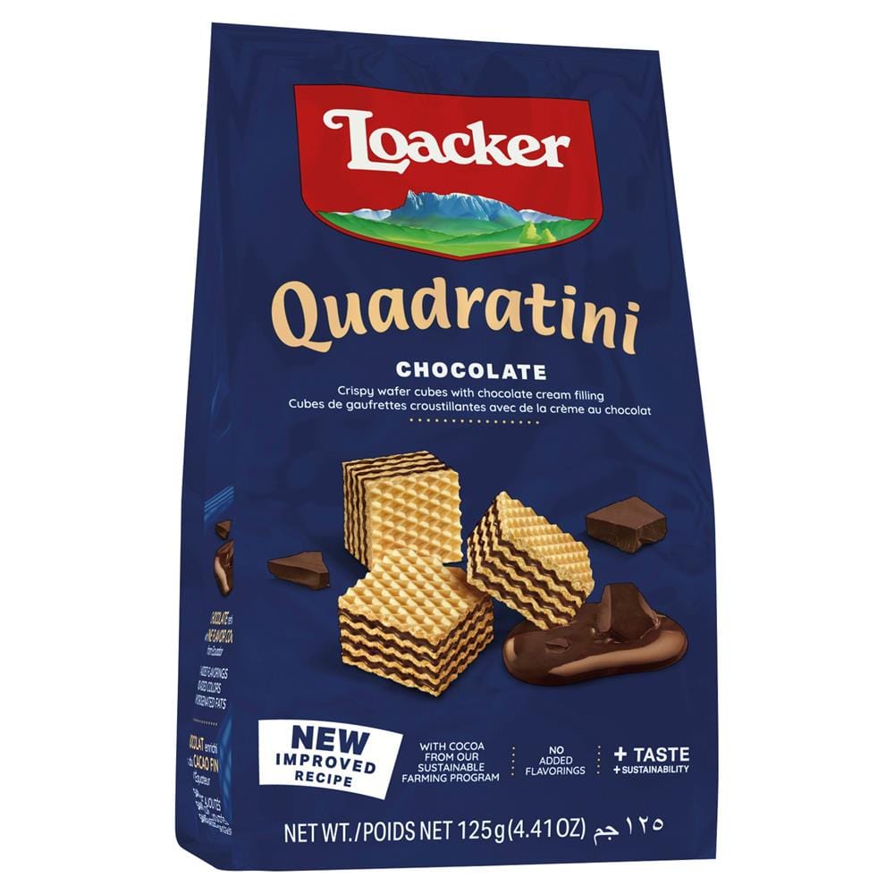 Loacker Chocolate Quadratini 12X125G, Loacker