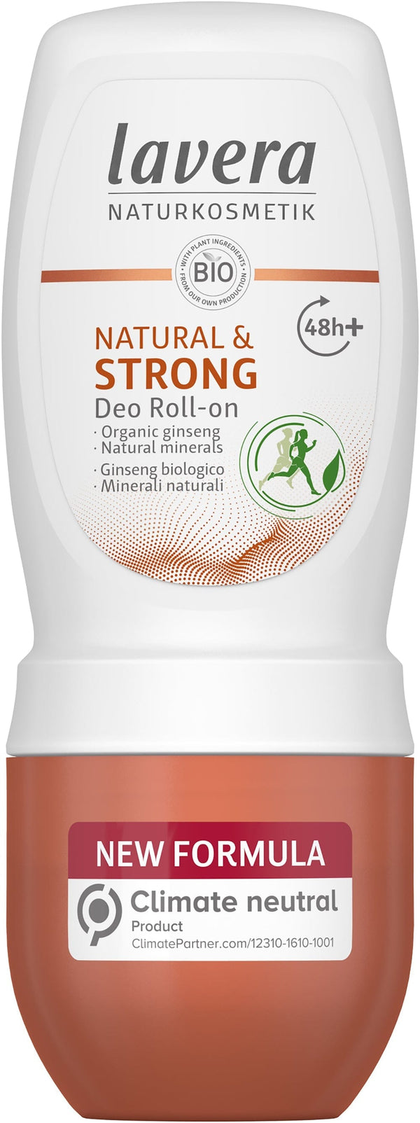 Natural & Strong Deodorant Roll On 50ml, Lavera