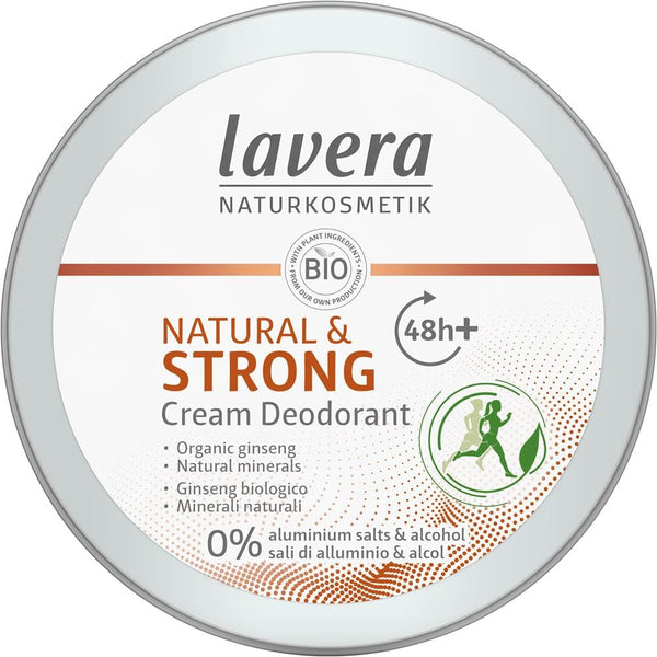 Natural & Strong Deodorant Cream 50ml, Lavera