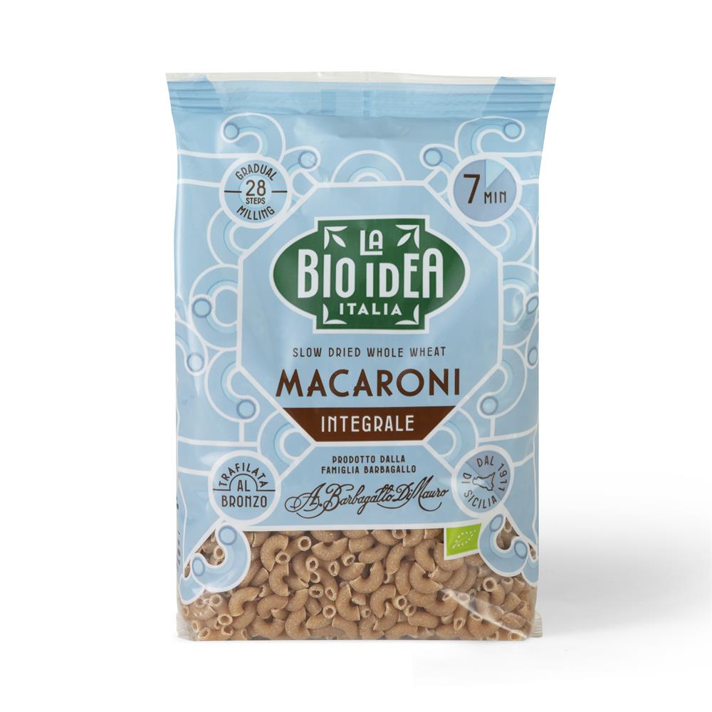 Organic Whole-wheat Macaroni (Elbows)- 500g Pack, La Bio Idea