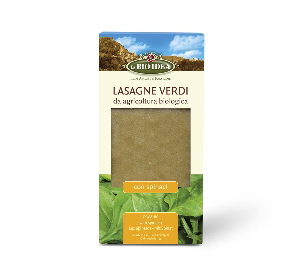 Organic Lasagna with Spinach - 250g, La Bio Idea