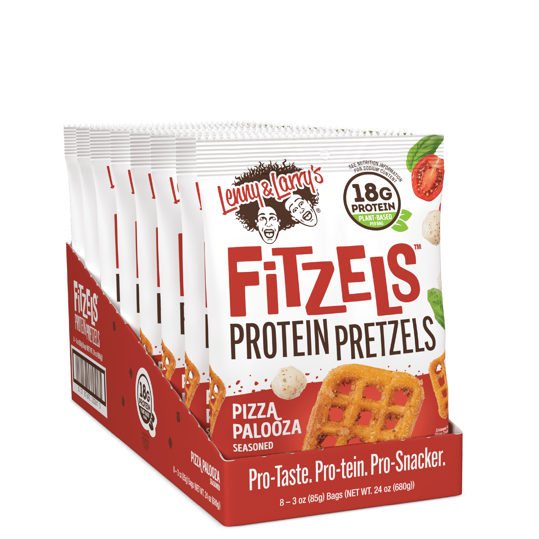 Lenny & Larry's Fitzels 8x85g Pizza Pazoola