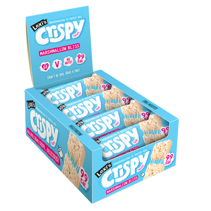 Lexi's Crispy Treats 12x26g Marshmallow Bliss