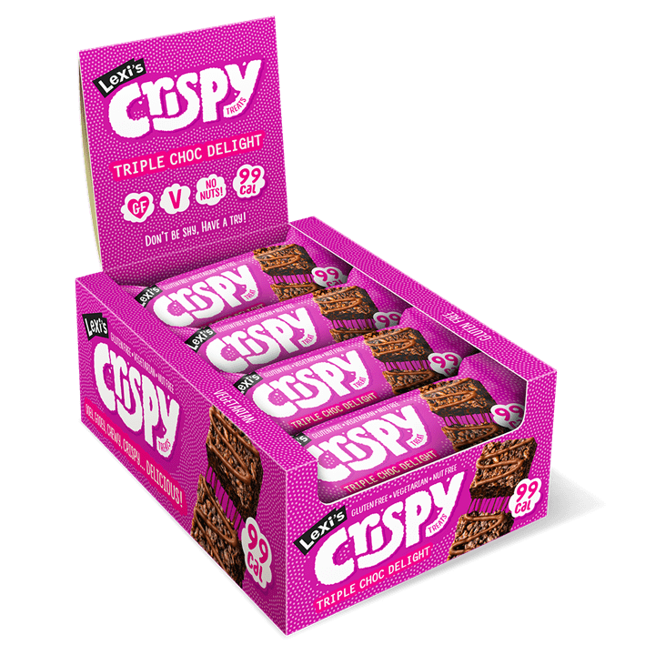 Lexi's Crispy Treats 12x25g Triple Choc Delight