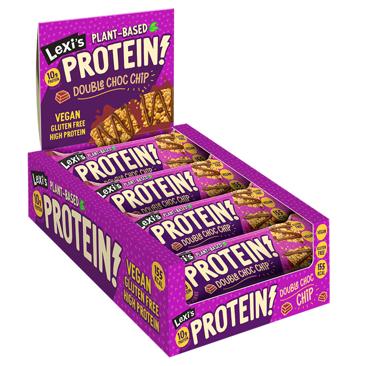 Lexi's Crispy Protein Bars 12x40g Double Choc Chip