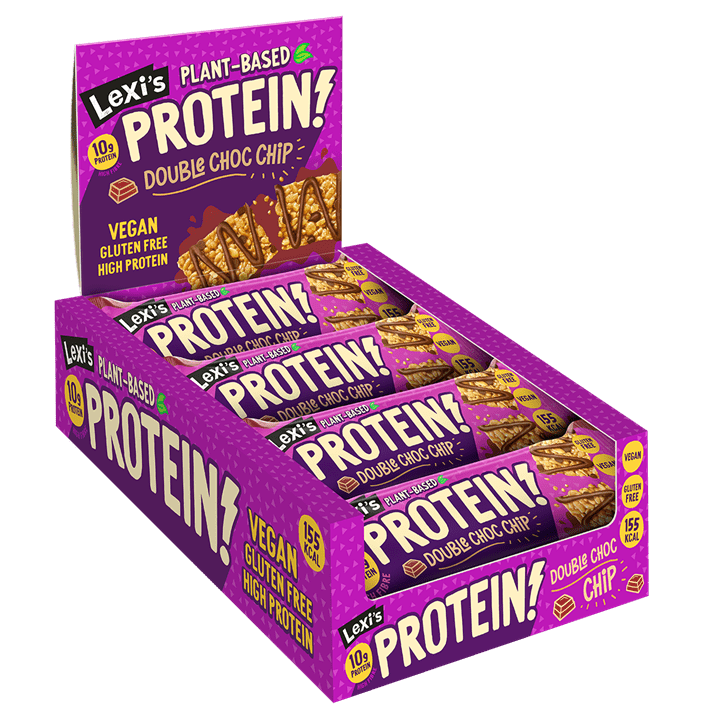 Lexi's Crispy Protein Bars 12x40g Double Choc Chip