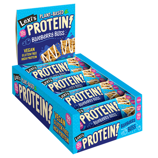 Lexi's Crispy Protein Bars 12x40g Blueberry Bliss