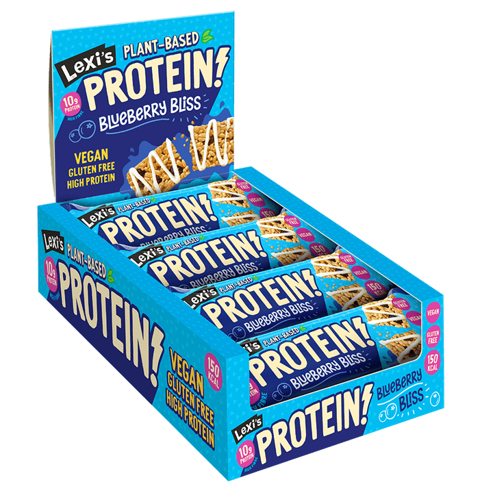 Lexi's Crispy Protein Bars 12x40g Blueberry Bliss