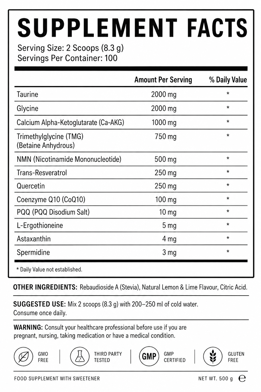 Welzo Ultra Purity TMG