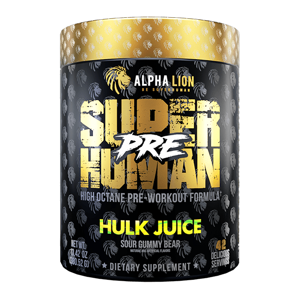 Alpha Lion SuperHuman Pre Workout 342.3g Hulk Juice