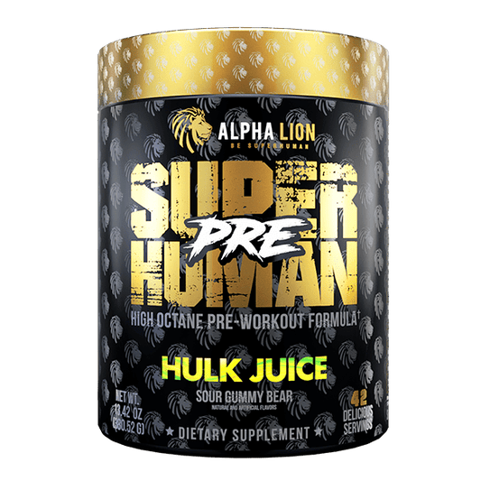 Alpha Lion SuperHuman Pre Workout 342.3g Hulk Juice