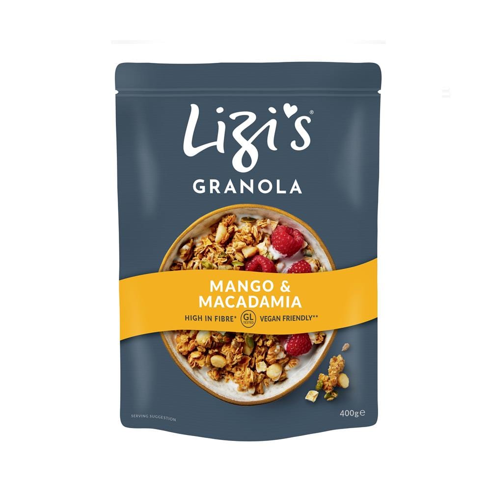 Lizi's Mango Macadamia B/fast Cereal 400g, Lizi's