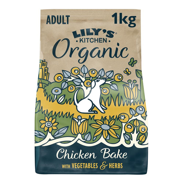 Organic Chicken with Vegetables Bake for Dogs 1kg, Lilys Kitchen