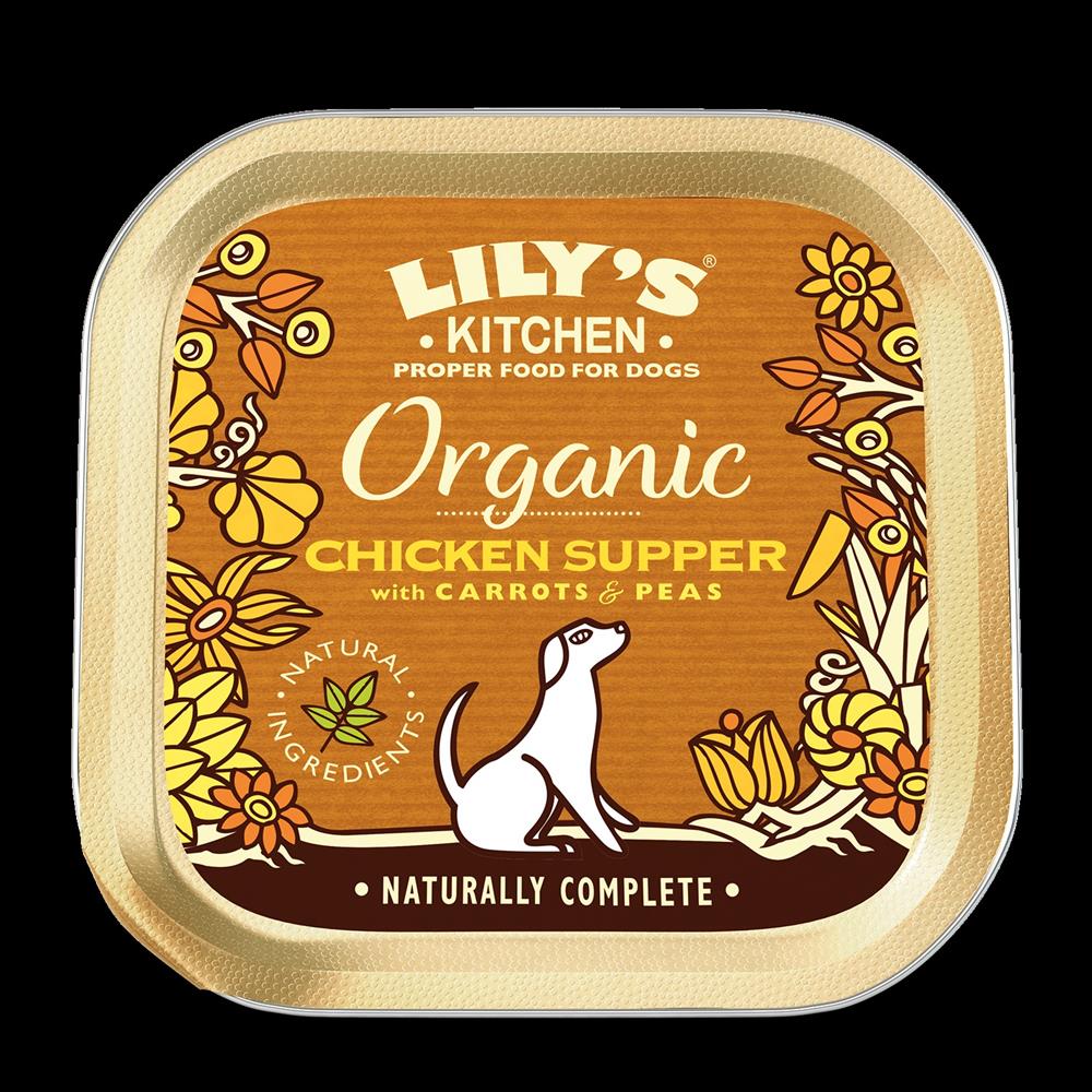 Organic Chicken Supper for Dogs 150g, Lilys Kitchen